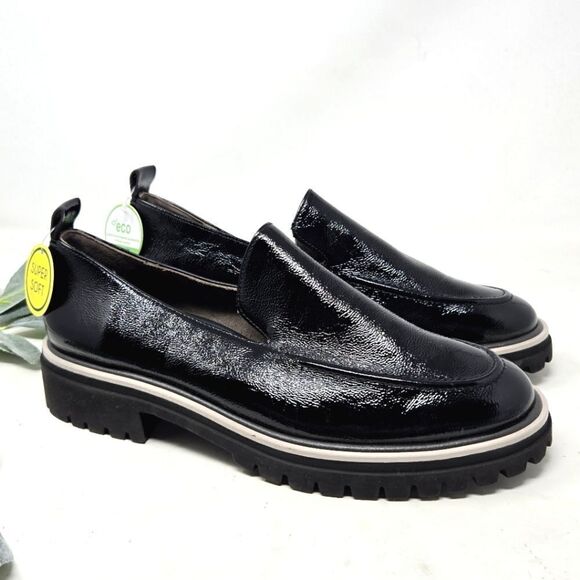 PAUL GREEN Patent Leather Naomi Loafers Slip On Size 7 UK | 9.5 US - Picture 1 of 13